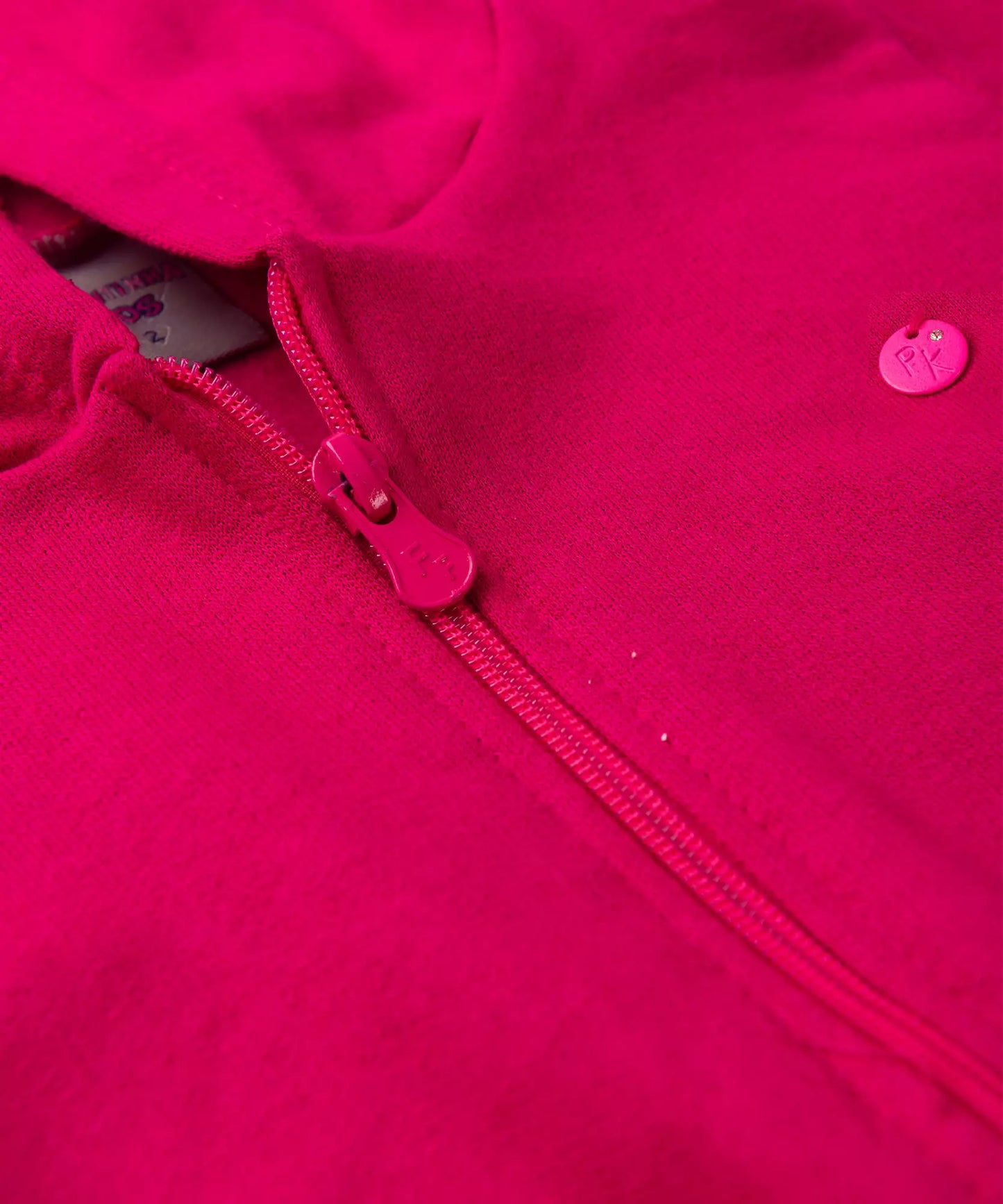 Jaqueta de Moletom para Menina Básica Pink