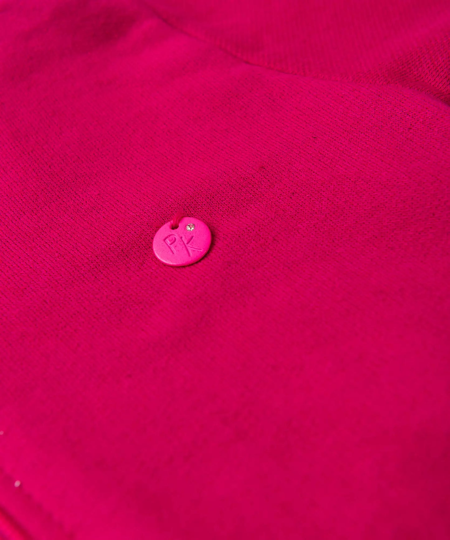 Jaqueta de Moletom para Menina Básica Pink