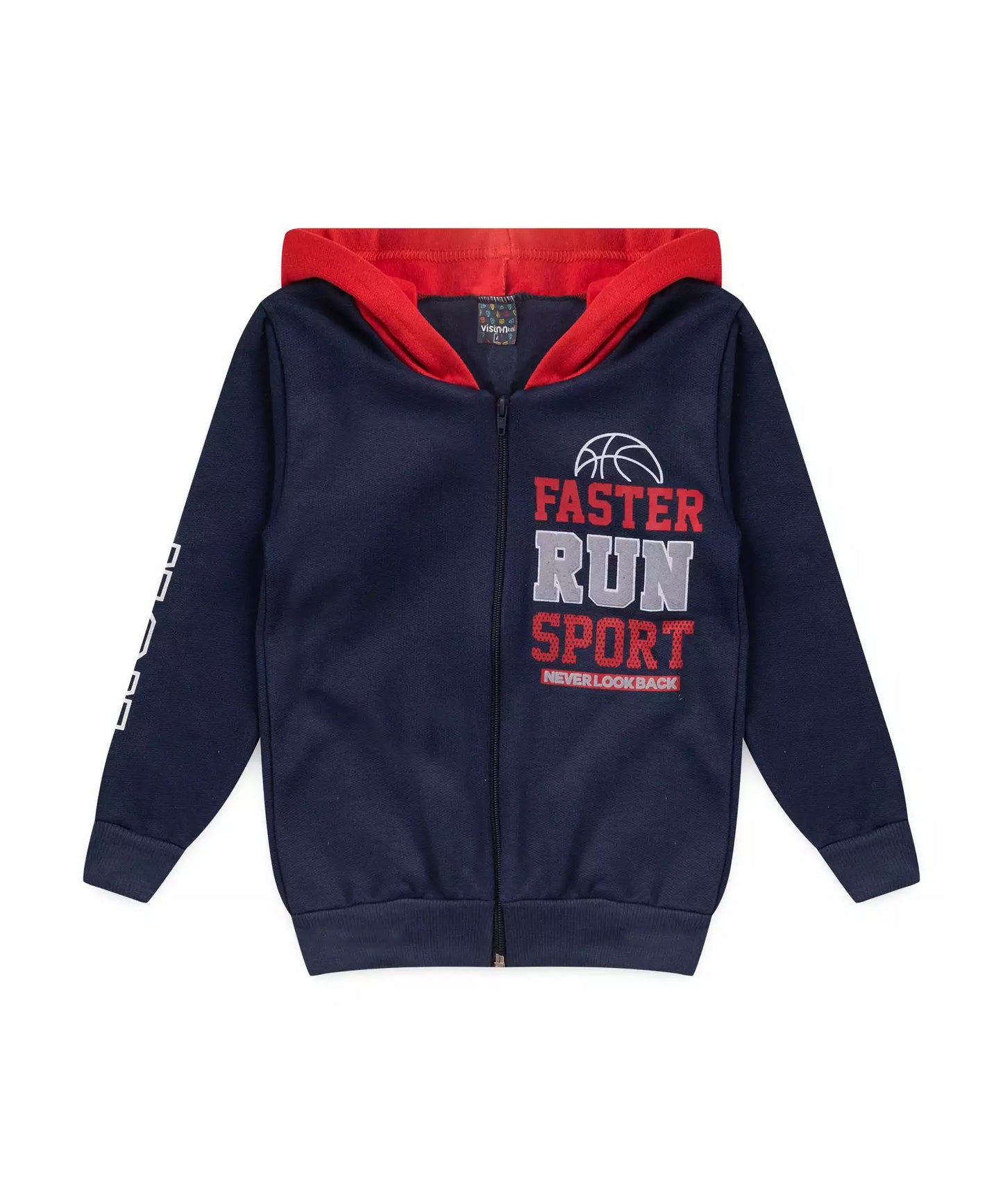 Jaqueta Infantil Masculina Estampada Marinho