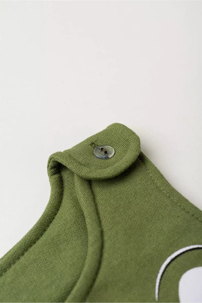 Jardineira de Frio Infantil Menino Snow Glass Verde