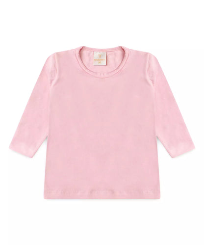 Jardineira de Inverno para Bebê Menina em Ursinho Pink