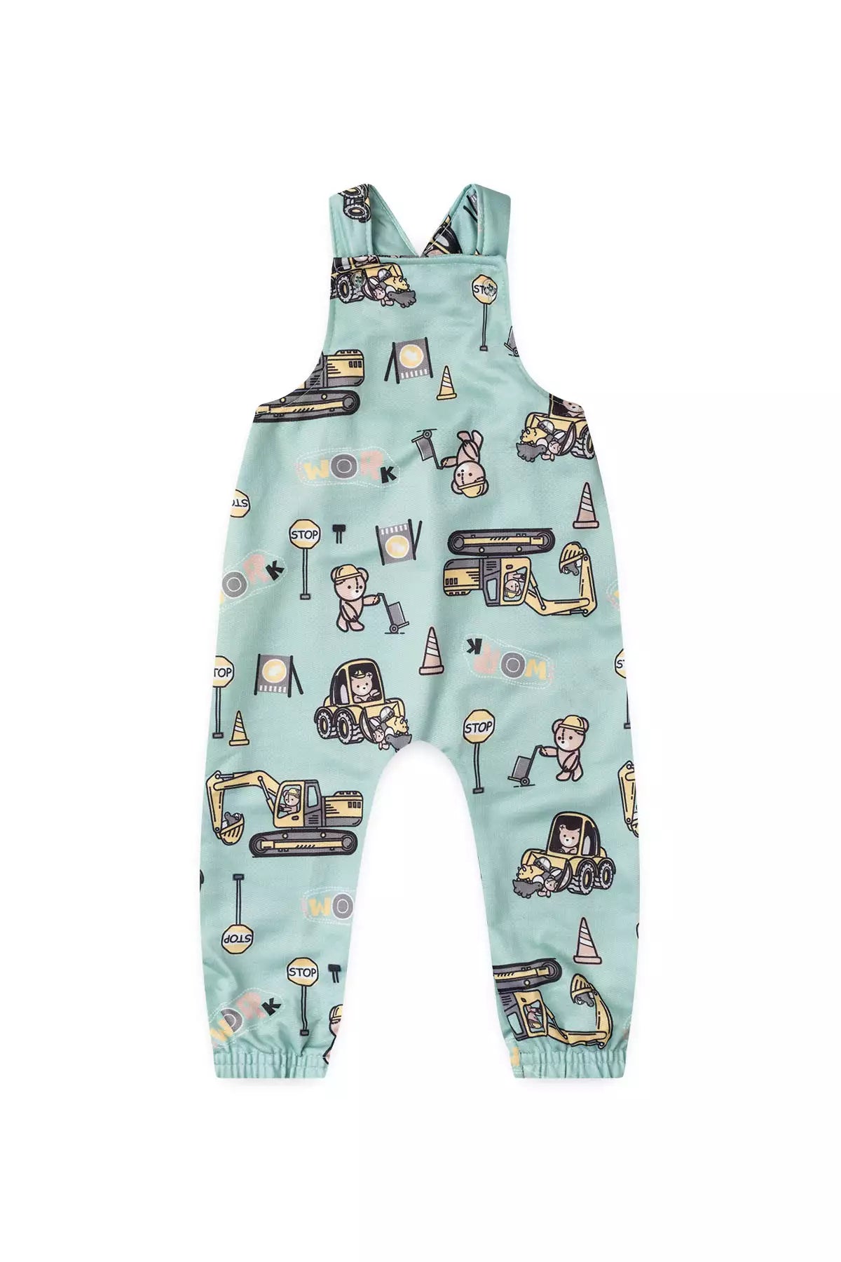Jardineira Infantil Menino Work Fun Verde