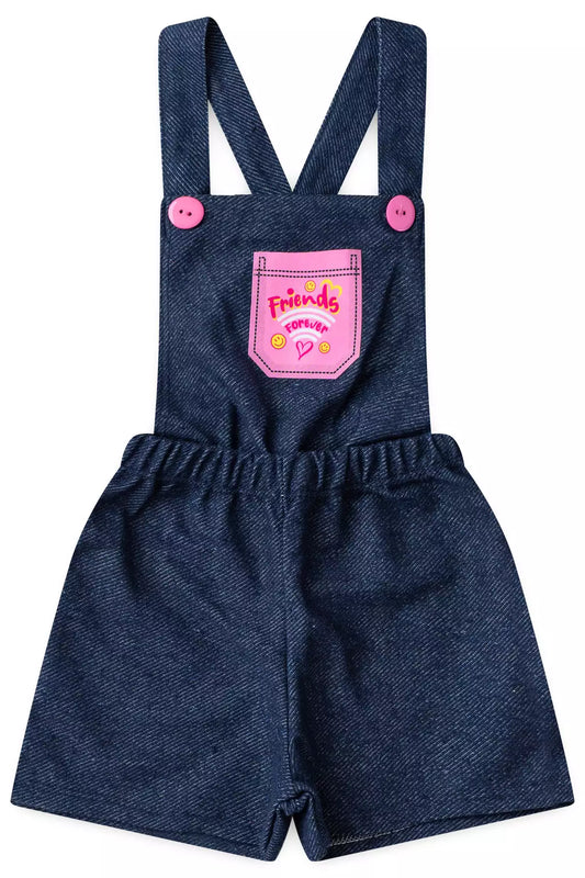 Jardineira Infantil Smile Marinho