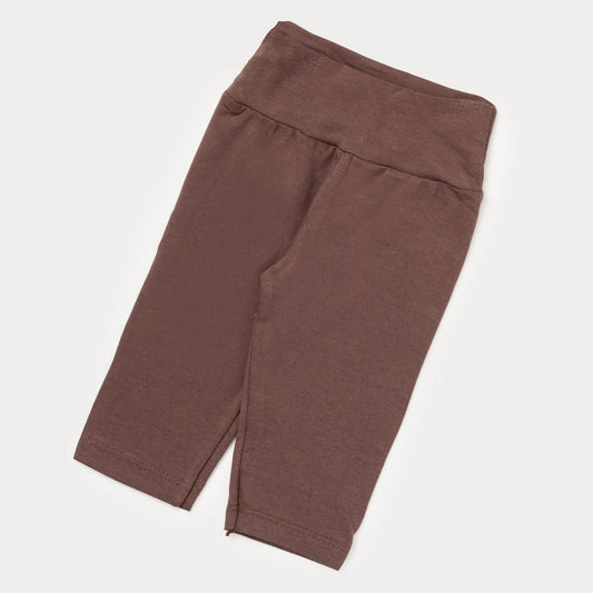 Legging Bebê Menina Básica Marrom
