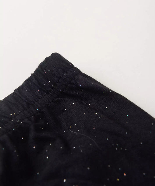 Legging Infantil Feminina Básica em Preta