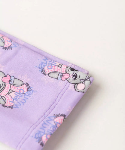 Legging para Menina Coala Lilás