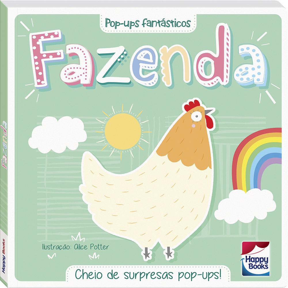 Livro Infantil Pop-Ups Fantásticos: Fazenda