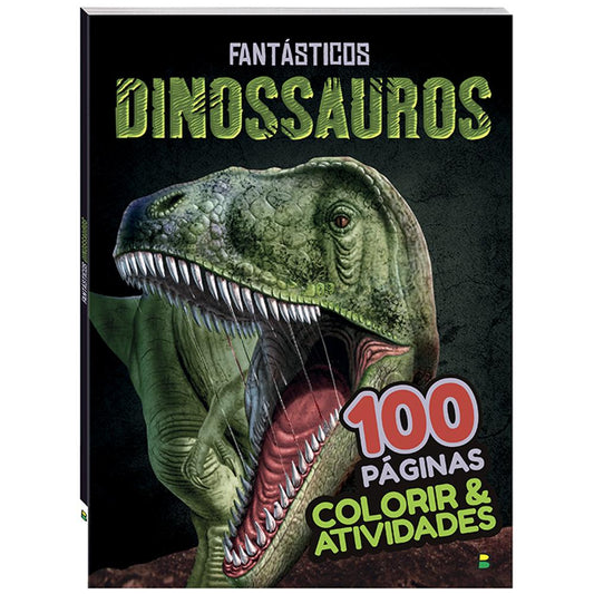 Livro Infantil de Atividades Fantásticos Dinossauros