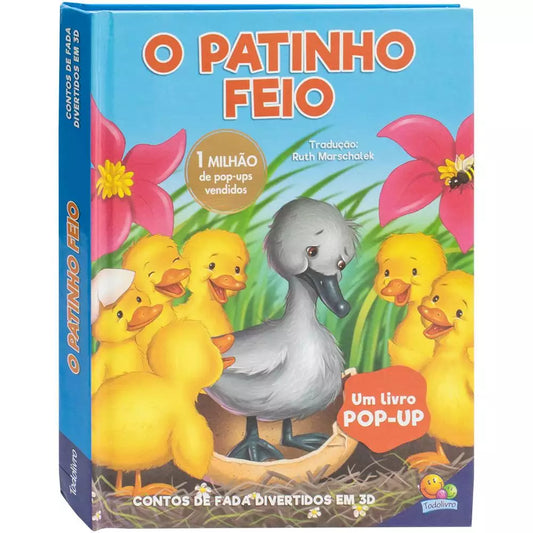 Livro Infantil Conto de Fadas com Pop-Ups: O Patinho Feio