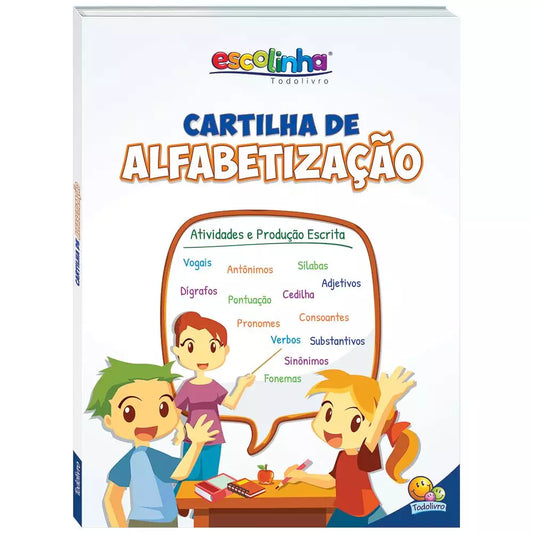 Livro Infantil de Apoio Escolar: Cartilha de Alfabetização