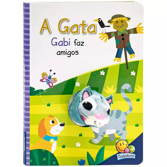 Livro Infantil Dedoche: A Gata Gabi Faz Amigos