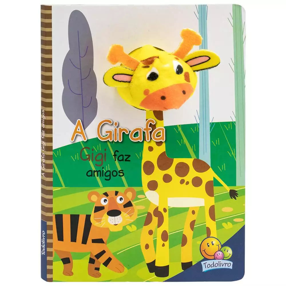 Livro Infantil Dedoche: A Girafa Gigi Faz Amigos