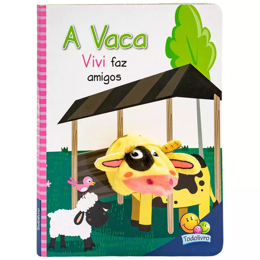 Livro Infantil Dedoche: A Vaca Vivi Faz Amigos