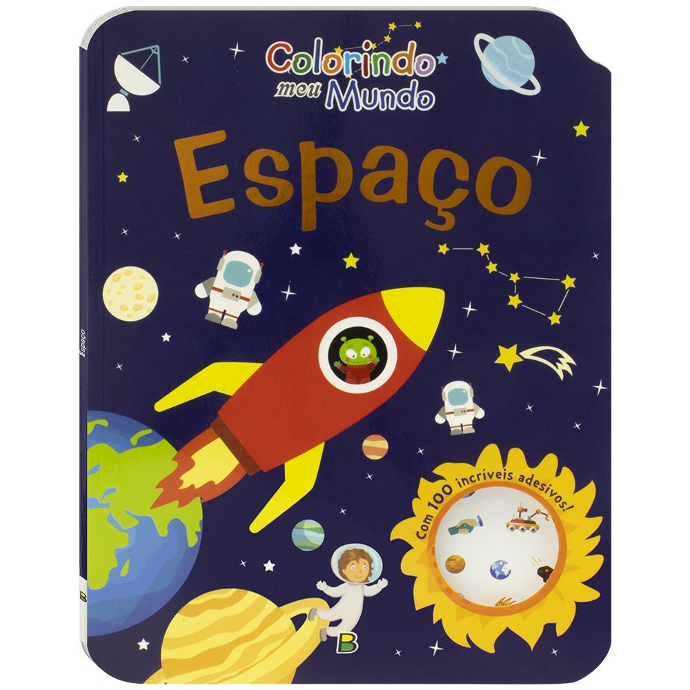 Livro Infantil de Atividades para Colorir: Espaço