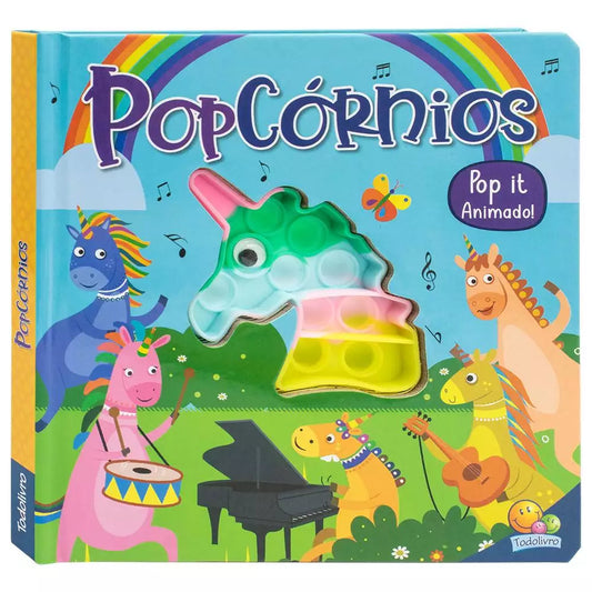 Livro Infantil Pop-Its Animados: PopCórnios