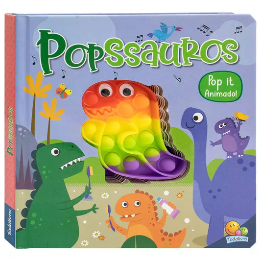 Livro Infantil Pop-Its Animados: PopSsauros