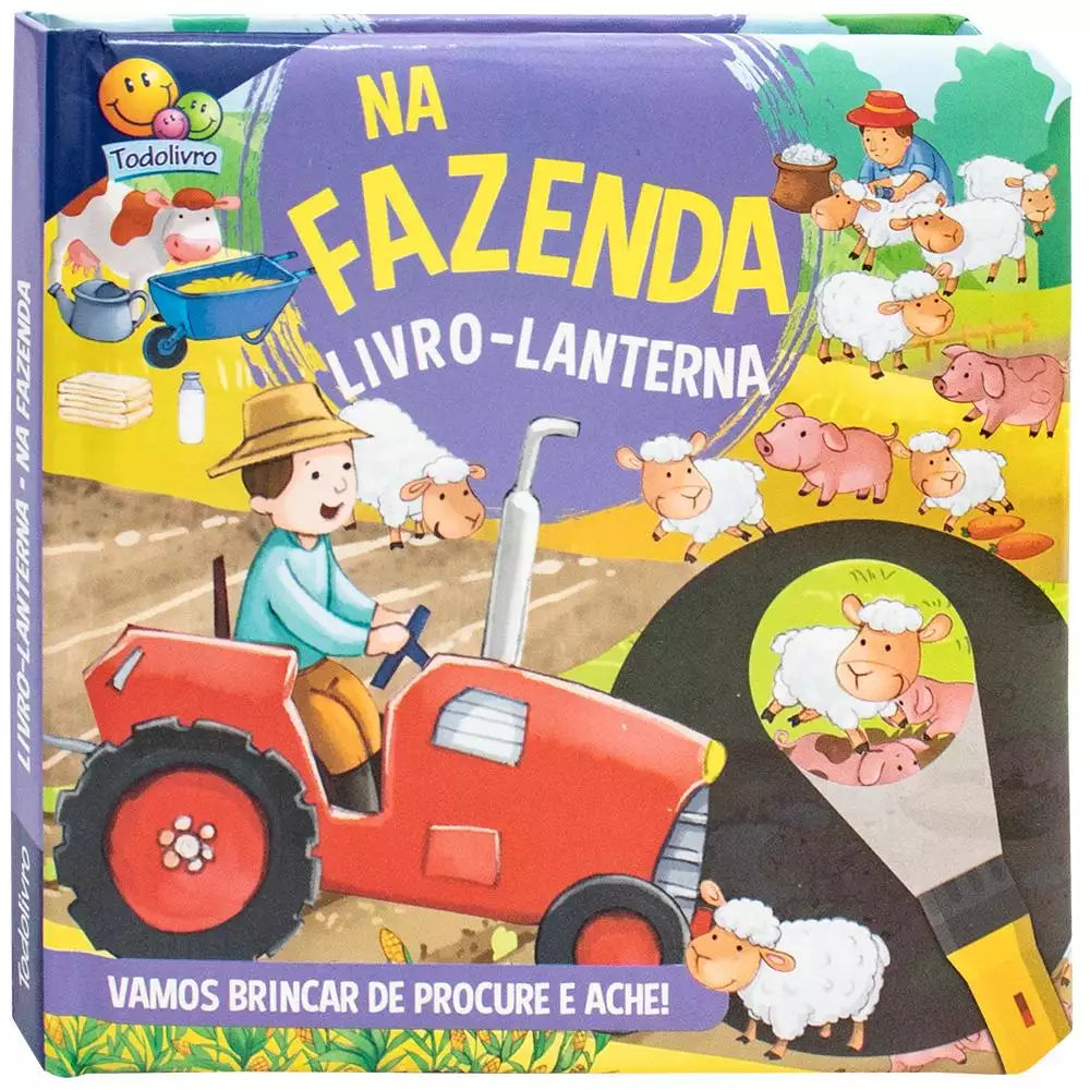 Livro Lanterna Infantil: Fazenda