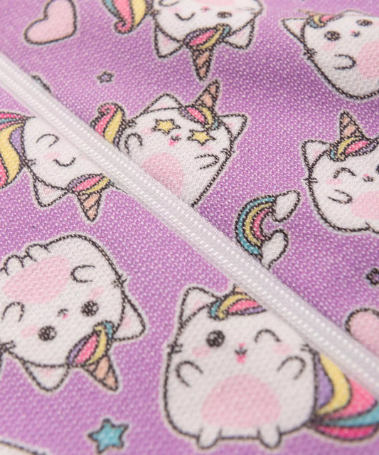 Macacão de Inverno para Bebê Menina Unicórnio Lilás