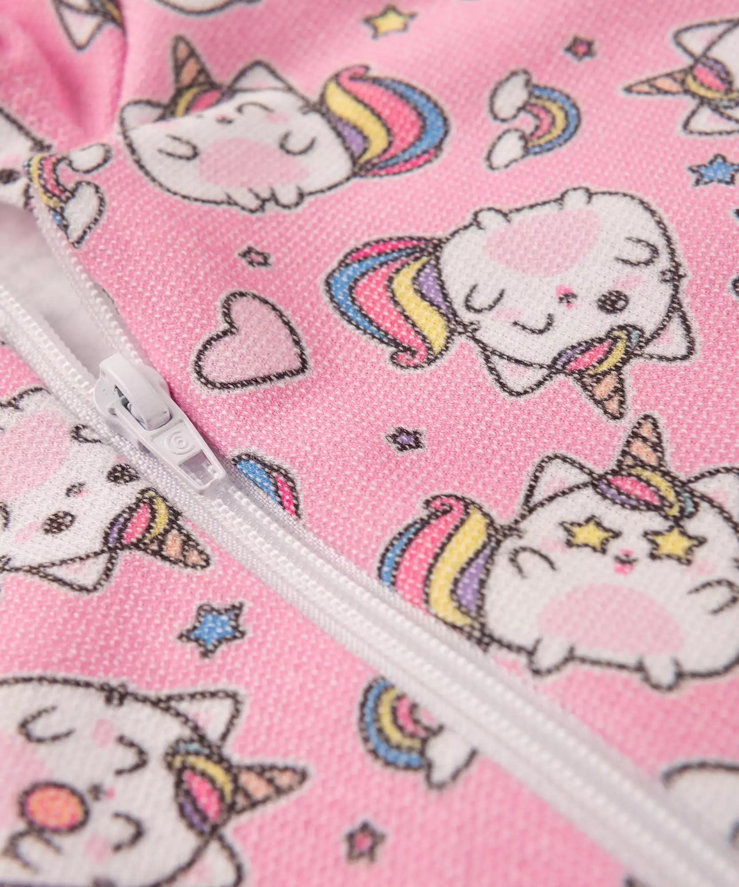Macacão de Inverno para Bebê Menina Unicórnio Rosa