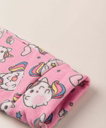 Macacão de Inverno para Bebê Menina Unicórnio Rosa