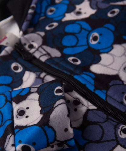 Macacão de Inverno para Bebê Menino Ursinho Marinho