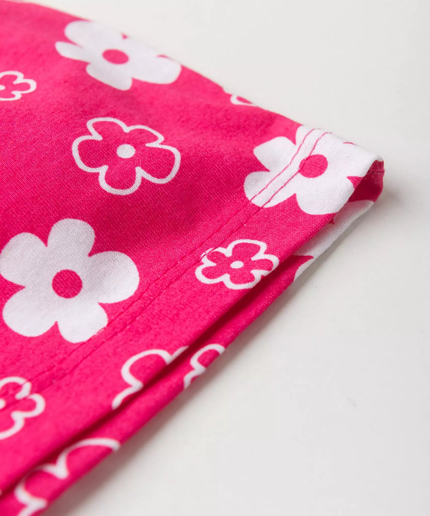 Macaquinho de Verão para Menina Florzinha Pink
