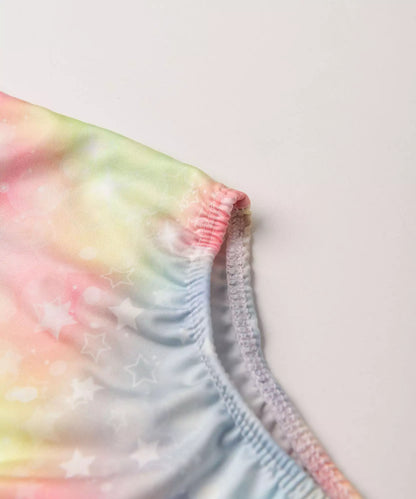 Maiô Infantil Feminino com Proteção UV 50+ Tie Dye Rosa