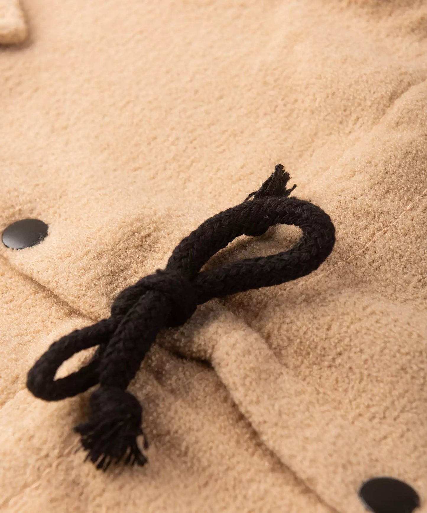Parka Infantil Feminina Básica Nude