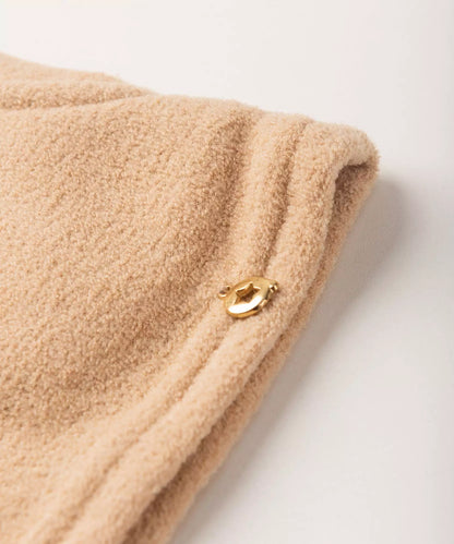 Parka Infantil Feminina Básica Nude