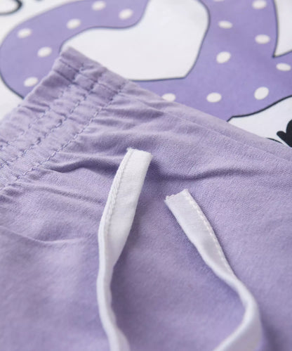 Pijama de Inverno Infantil Feminino Cachorrinho Branco