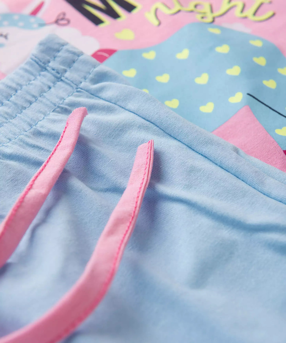 Pijama de Inverno Infantil Feminino Lhama Rosa