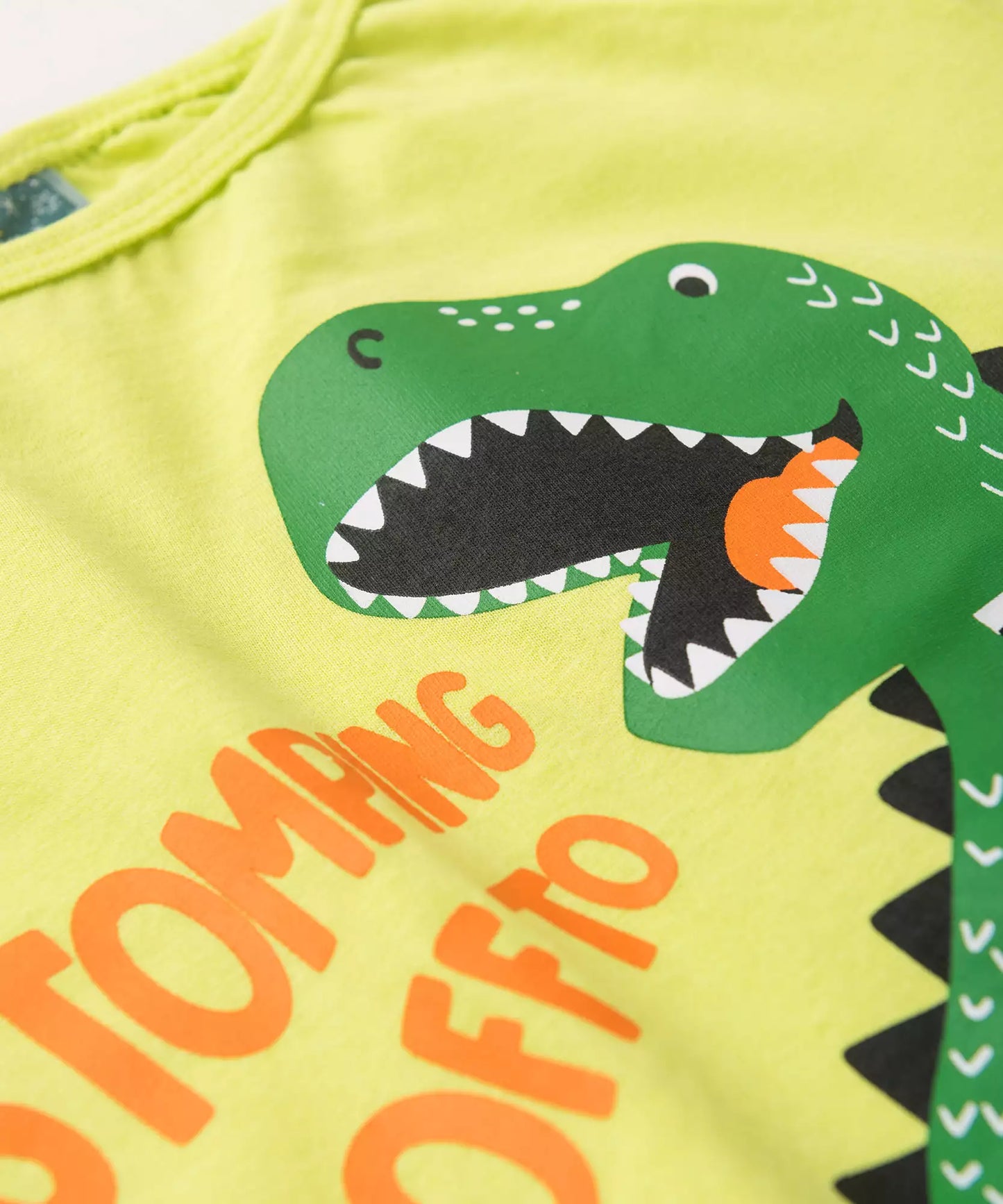 Pijama de Inverno Infantil Masculino Dinossauro Verde