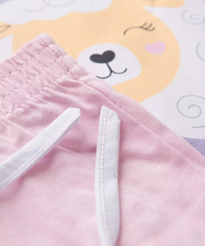 Pijama de Inverno para Menina Ovelhinha Lilás