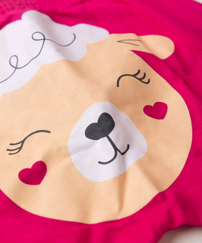 Pijama de Inverno para Menina Ovelhinha Marinho