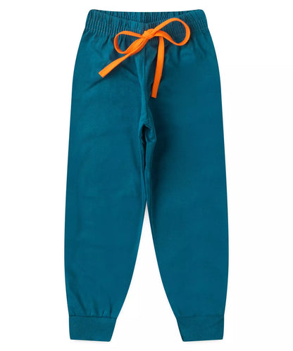 Pijama de Inverno para Menino Foguete Azul