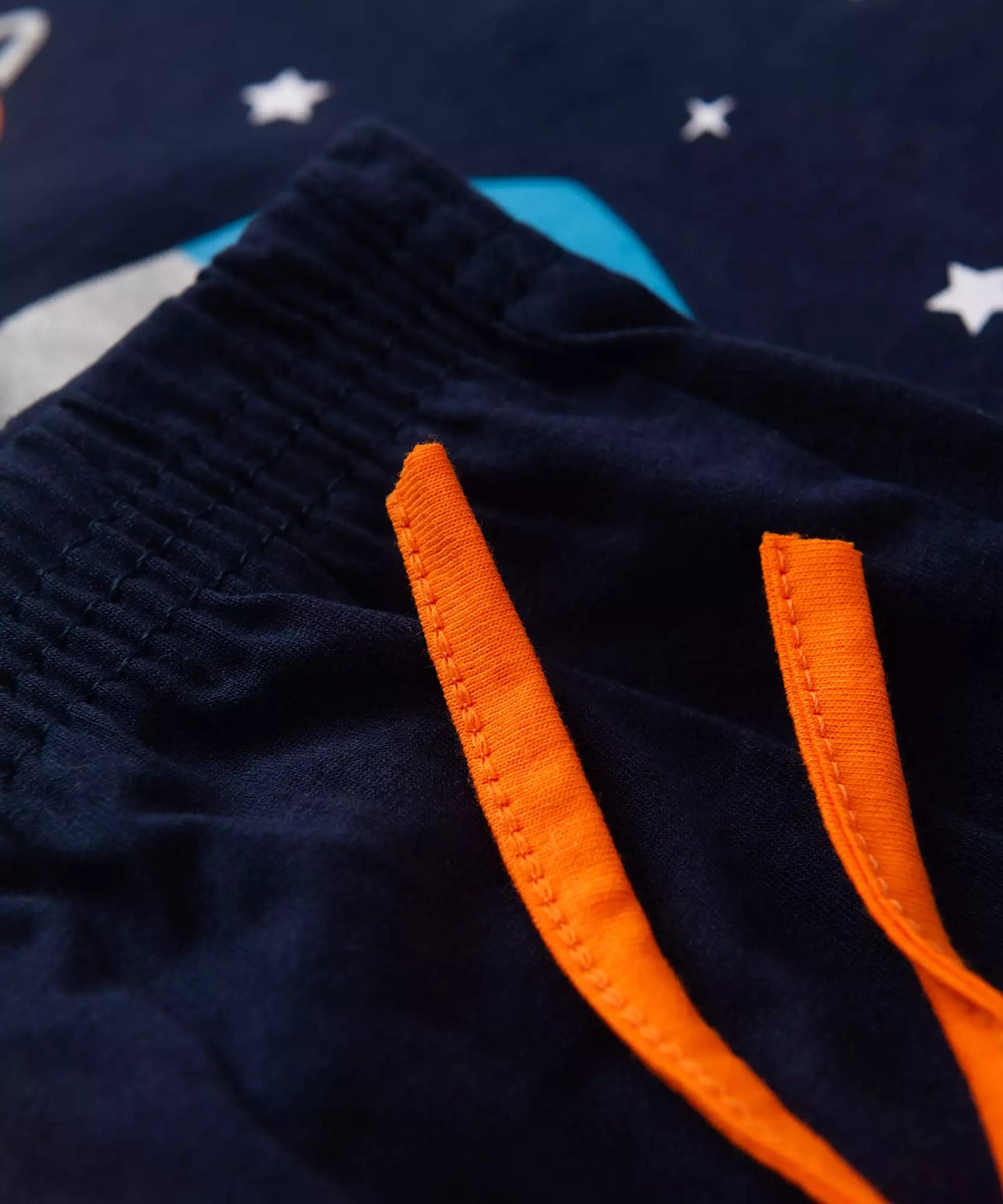 Pijama de Inverno para Menino Foguete Marinho