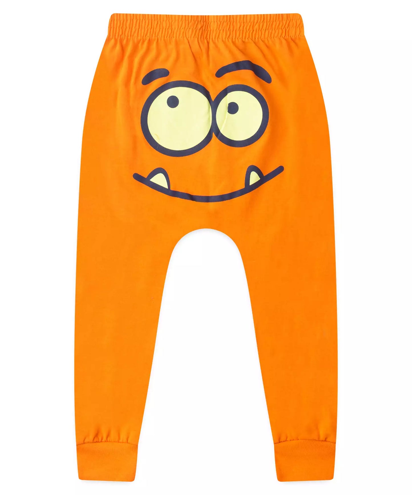 Pijama de Inverno para Menino Monstrinho Laranja