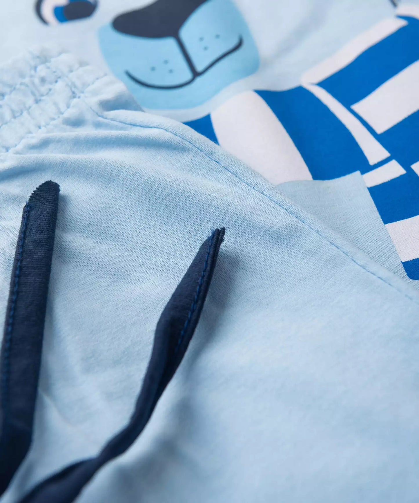 Pijama de Inverno para Menino Ursinho Azul