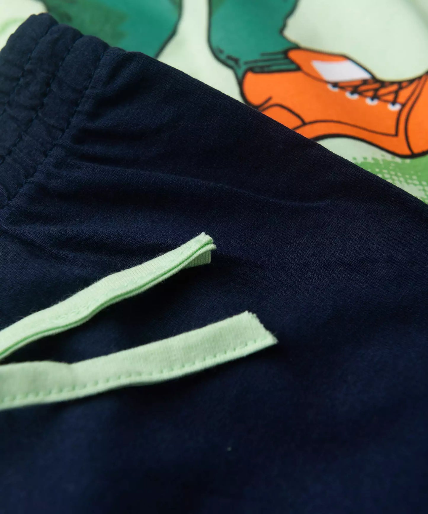 Pijama de Verão Infantil para Menino T-Rexcellent Verde