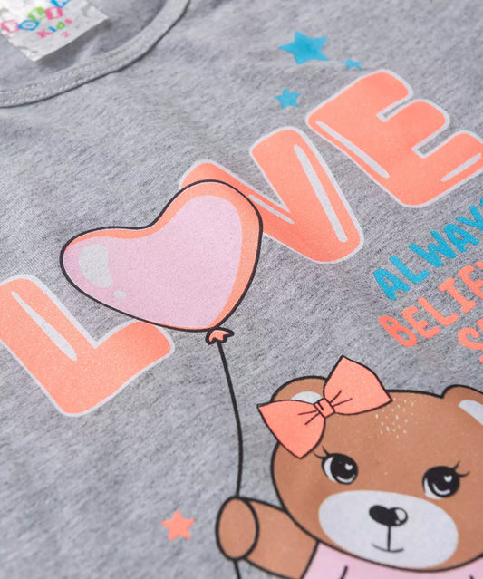 Pijama de Verão para Menina Always Shine Mescla