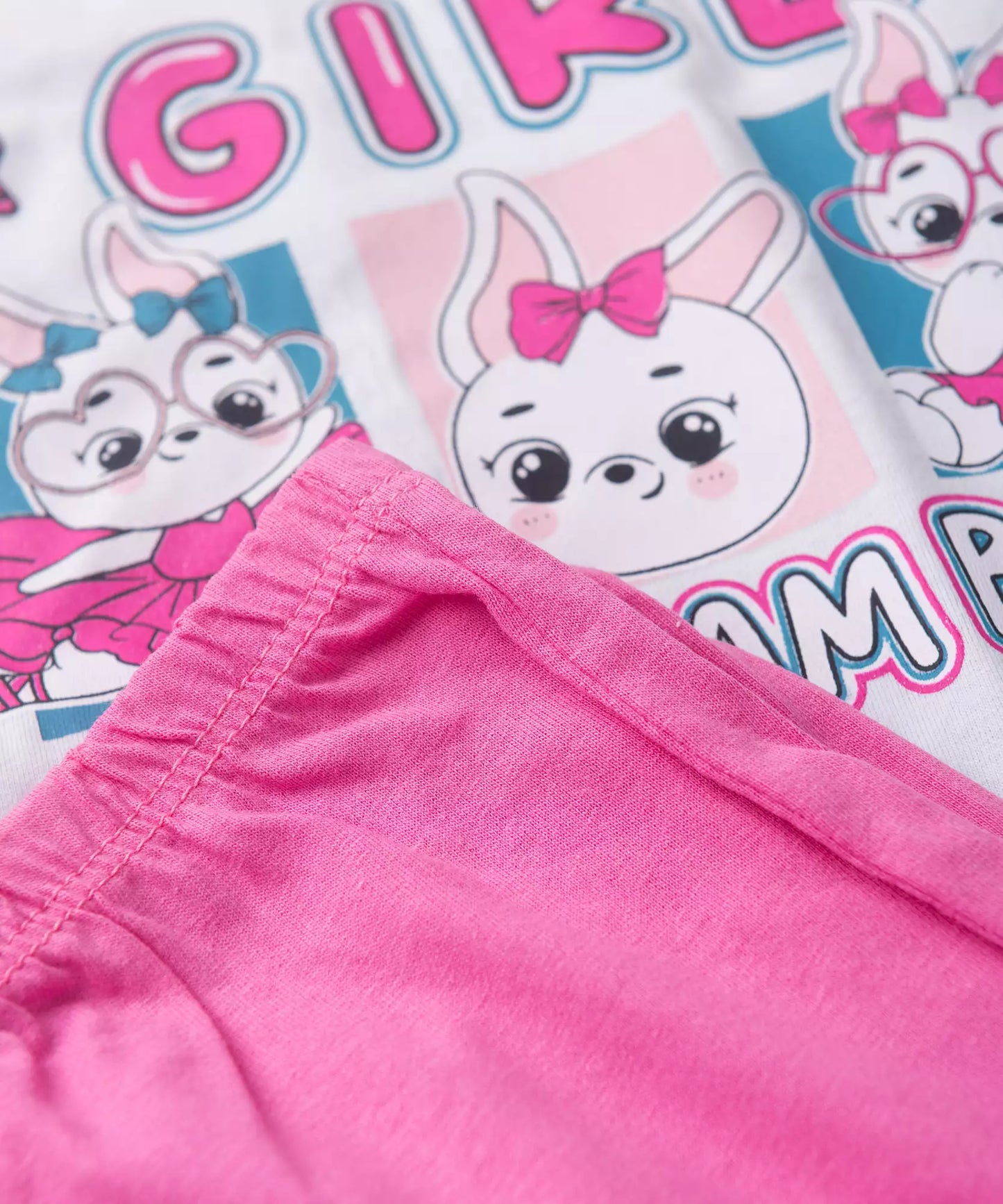 Pijama de Verão para Menina Dream Big Branco