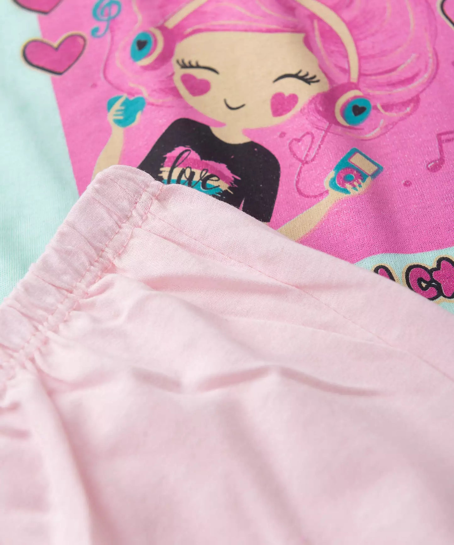 Pijama de Verão para Menina Dreams Day Verde