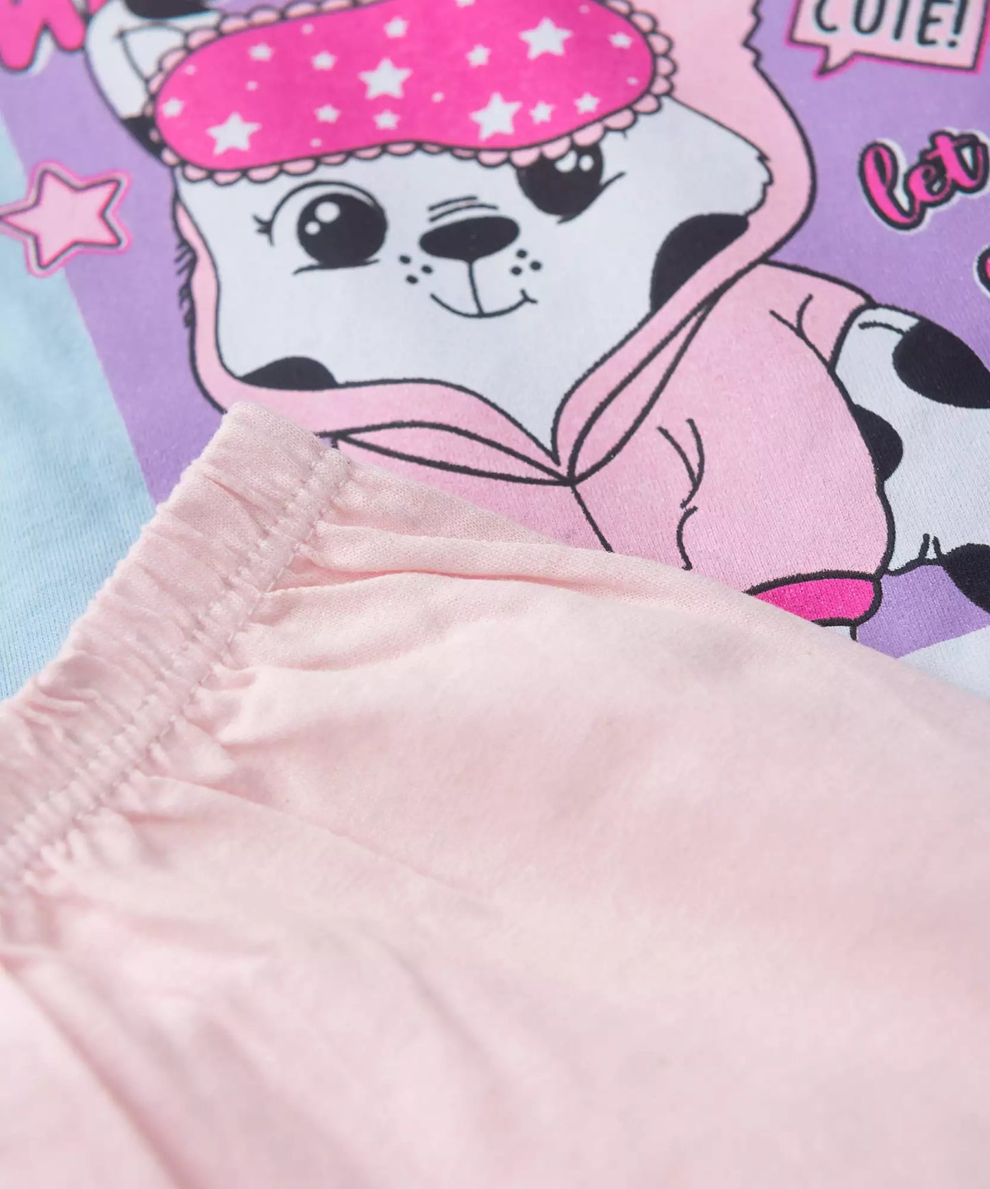 Pijama de Verão para Menina Happy Day Azul