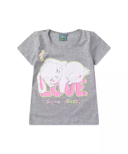 Pijama de Verão para Menina Love Sleep Mescla