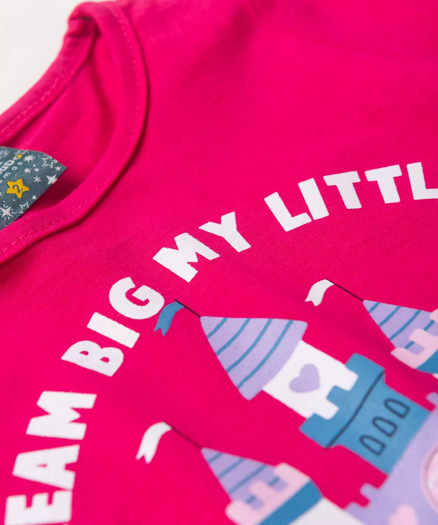 Pijama de Verão para Menina Sonho de Unicórnio Pink