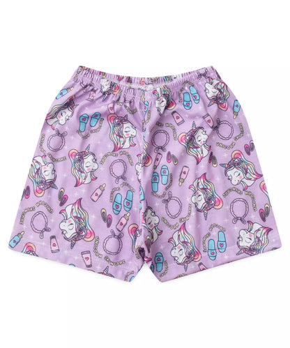 Pijama de Verão para Menina Unicorn Skincare Rosa