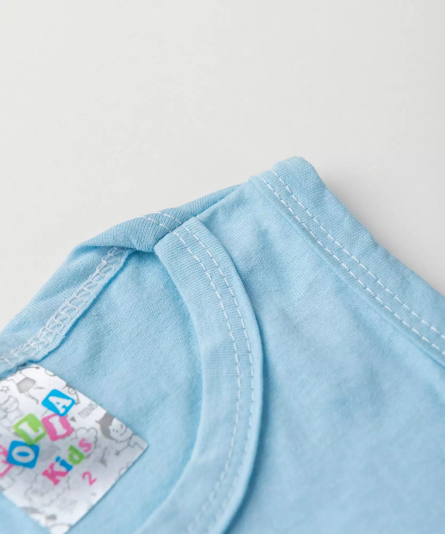 Pijama de Verão para Menino Cute Dino Azul