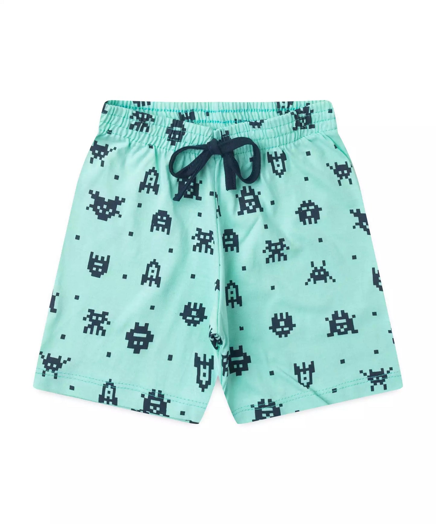 Pijama de Verão para Menino Game Verde Água
