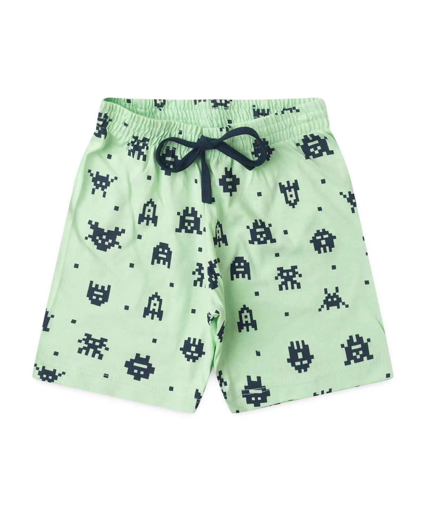 Pijama de Verão para Menino Game Verde Claro