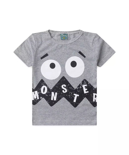Pijama de Verão para Menino Monster Mescla